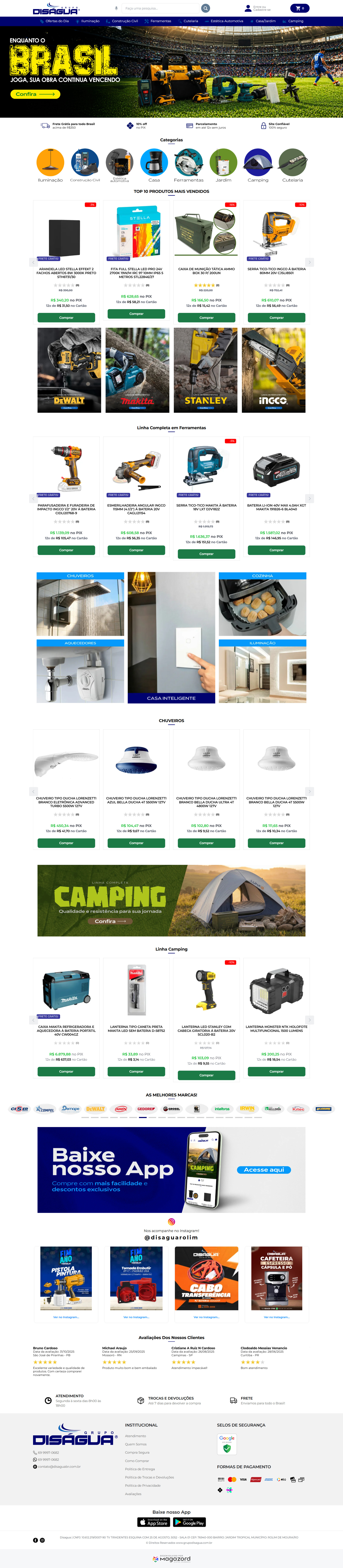 Site Grupo Diságua